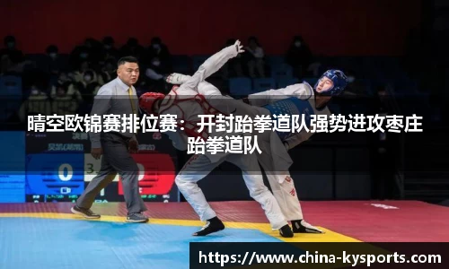 晴空欧锦赛排位赛：开封跆拳道队强势进攻枣庄跆拳道队